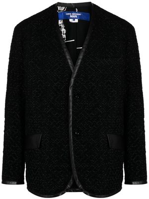 Junya Watanabe V-neck single-breasted jacket - Black