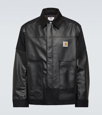 Junya Watanabe x Carhartt faux leather jacket