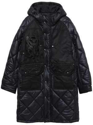 Junya Watanabe x Innerraum hooded quilted jacket - Black