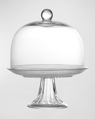 Jupiter Clear 8.5" Cake Stand & Dome