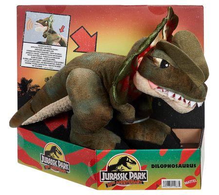 Jurassic Park 30th Anniversary Dilophosaurus Feature Plush