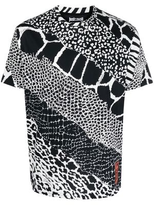 Just Cavalli animal-print T-shirt - Black