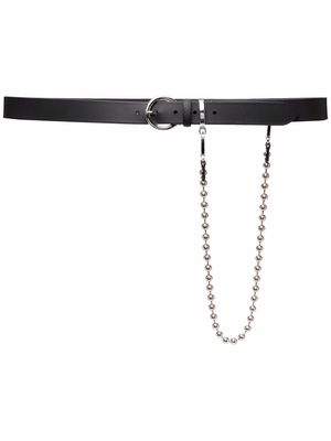 Just Cavalli chain-detail buckle belt - Black