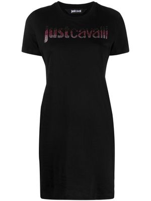 Just Cavalli cotton T-shirt minidress - Black
