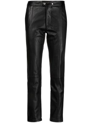 Just Cavalli cropped slim-cut trousers - Black