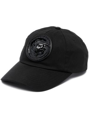 Just Cavalli embossed-logo cotton cap - Black