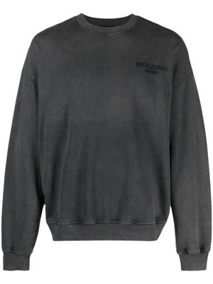 Just Cavalli heart-print cotton sweatshirt - Black