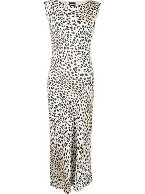 Just Cavalli leopard-print maxi dress - Neutrals
