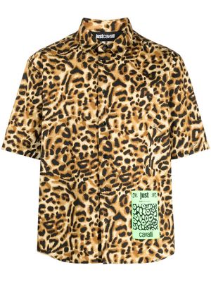 Just Cavalli leopard print shirt - Brown