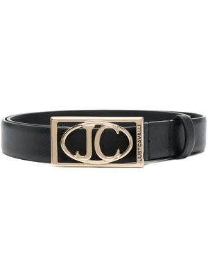 Just Cavalli logo-buckle leather belt - 900B