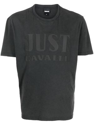 Just Cavalli logo cotton t-shirt - Grey
