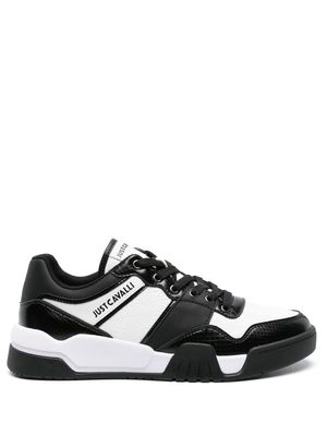 Just Cavalli logo-embossed chunky sneakers - Black