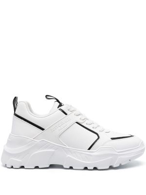 Just Cavalli logo-embossed chunky sneakers - White