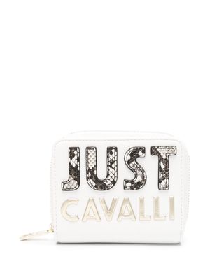 Just Cavalli logo-lettering bi-fold wallet - White