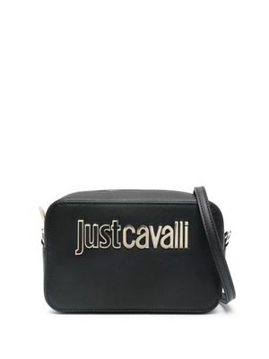Just Cavalli logo-lettering cross body bag - Black