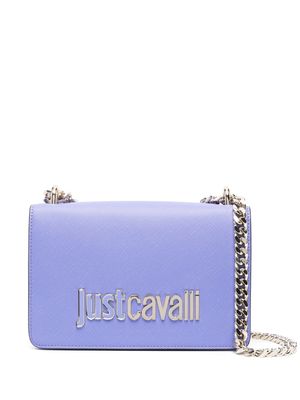 Just Cavalli logo-lettering crossbody bag - Purple