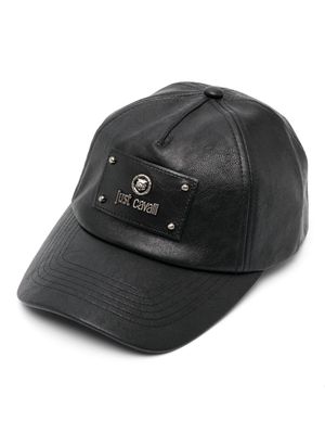 Just Cavalli logo-lettering curved-peak cap - Black