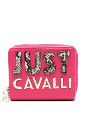 Just Cavalli logo-lettering wallet - Pink