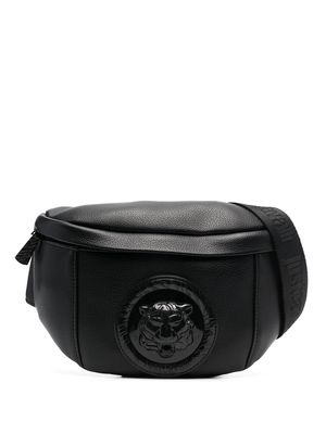 Just Cavalli logo-patch belt bag - Black