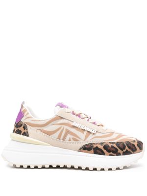 Just Cavalli logo-patch low-top sneakers - Neutrals