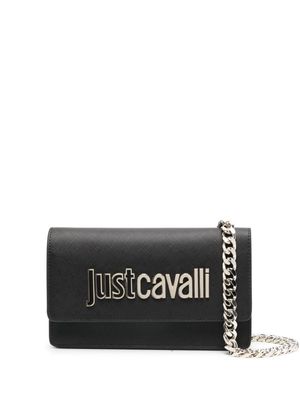 Just Cavalli logo-print crossbody bag - Black
