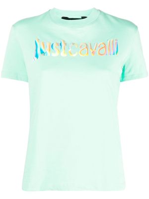 Just Cavalli logo-print T-shirt - Green