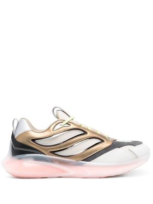 Just Cavalli panelled low-top sneakers - Gold