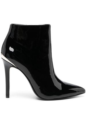 Just Cavalli patent faux-leather 120mm boots - Black