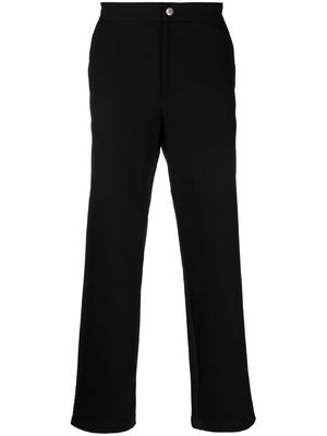 Just Cavalli straight-leg cotton trousers - Black