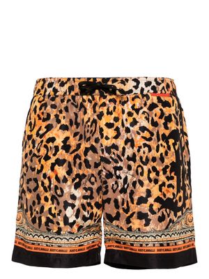 Just Cavalli tiger-print swim shorts - Orange