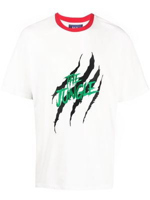 Just Don The Jungle cotton T-shirt - White