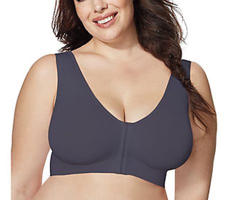 Just My Size Pure Comfort Front Close Wireless Bra