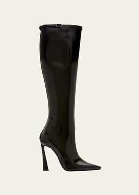 Justify Patent Stiletto Knee Boots