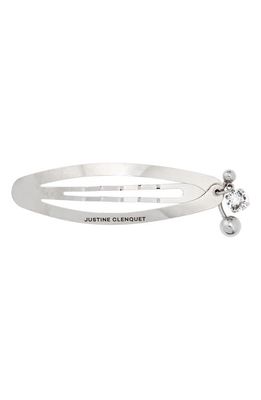 Justine Clenquet Andrew Hair Clip in Crystal