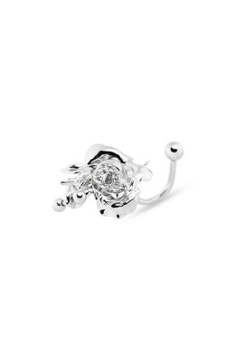 Justine Clenquet Betsy Rose Two Finger Ring in Palladium