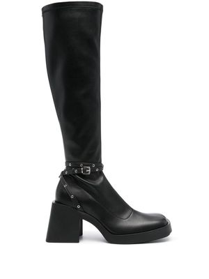 Justine Clenquet Chloe 90mm leather boots - Black