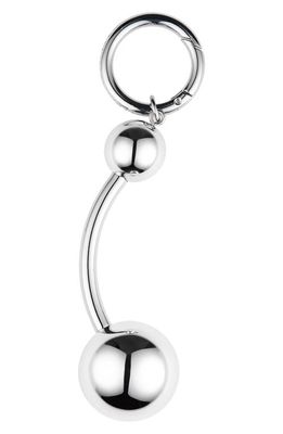 Justine Clenquet Connie Piercing Keychain in Silver 