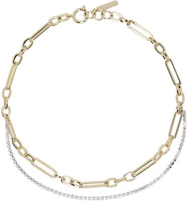 Justine Clenquet Gold & Silver Paloma Necklace