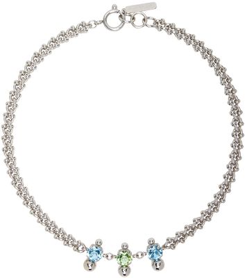 Justine Clenquet Silver Jackie Choker