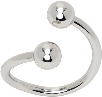 Justine Clenquet Silver Selma Ring