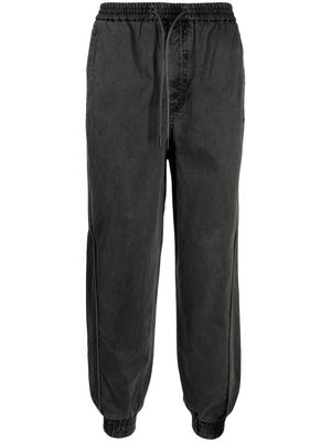 Juun.J drawstring waistband track pants - Grey