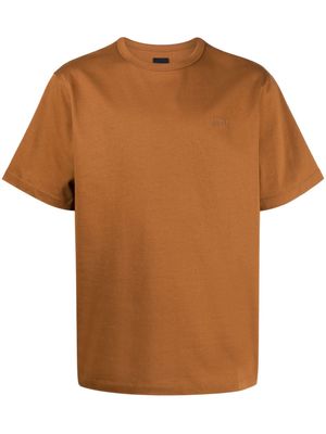 Juun.J floral-print cotton T-shirt - Brown