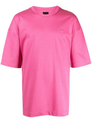 Juun.J graphic-print cotton T-shirt - Pink