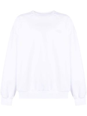 Juun.J graphic-print logo-embroidered sweatshirt - White