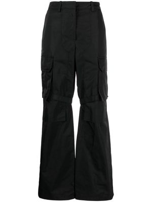 Juun.J high-waisted cargo trousers - Black