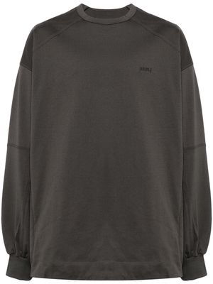 Juun.J logo-embroidered sweatshirt - Grey