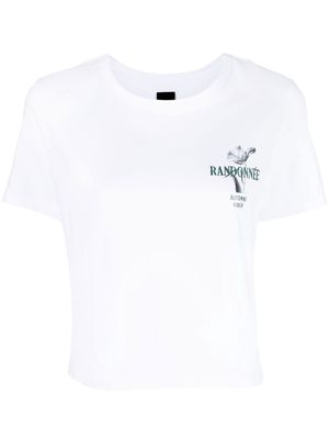 Juun.J logo-print short-sleeve T-shirt - White