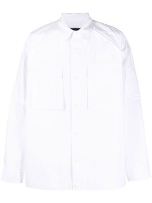 Juun.J long-sleeve cargo shirt - White