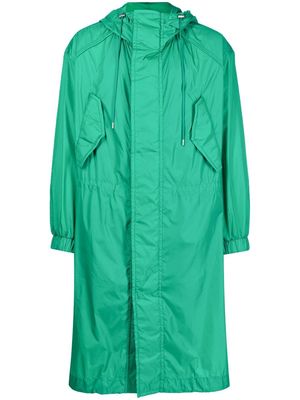 Juun.J mid-length coat - Green