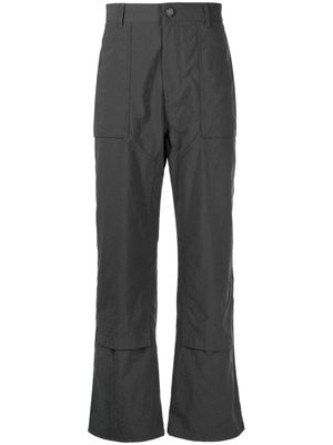 Juun.J mid-rise straight-leg trousers - Grey